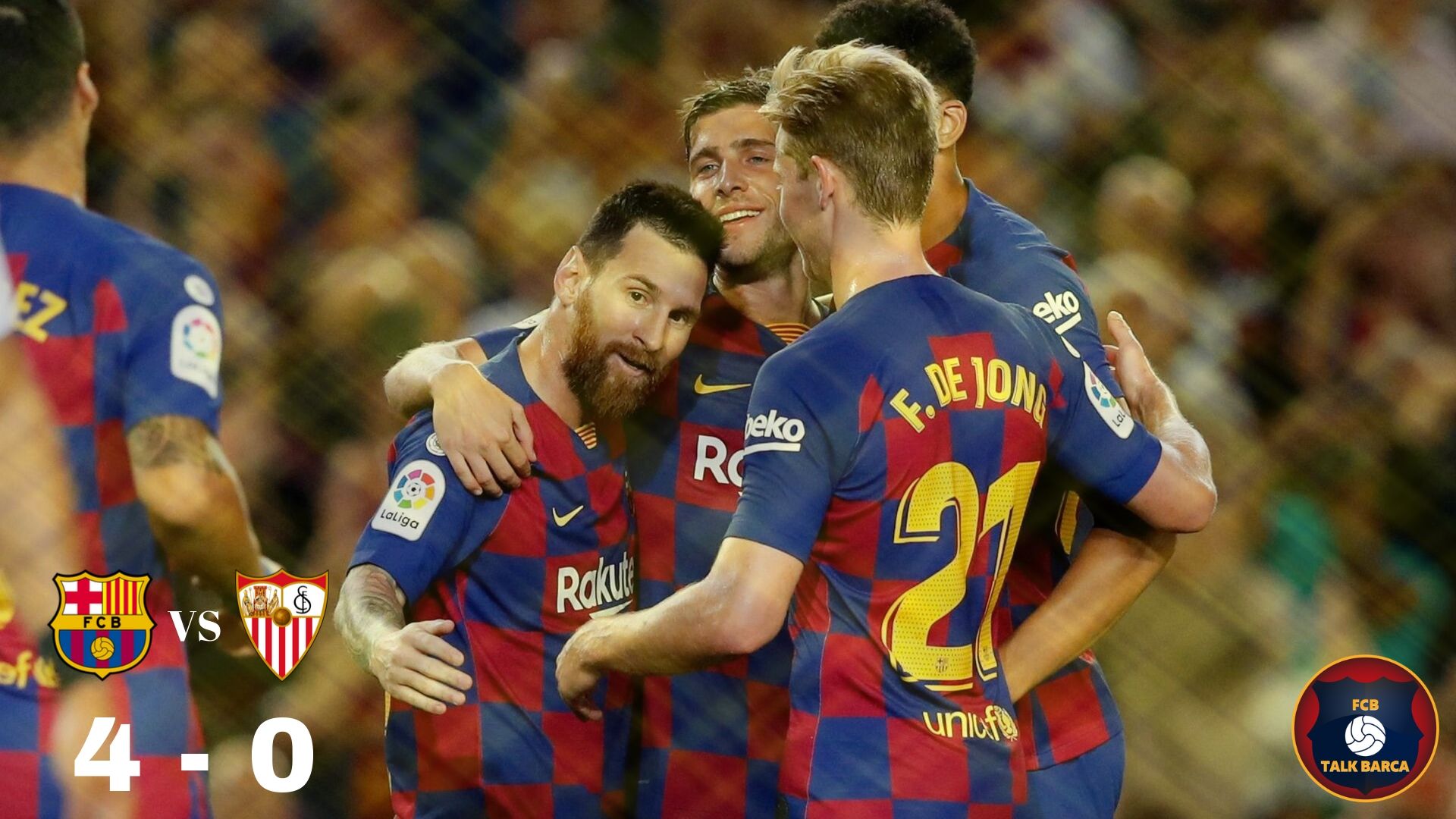 FC Barcelona vs Sevilla 4-0 Match Review - La Liga 2019 ...